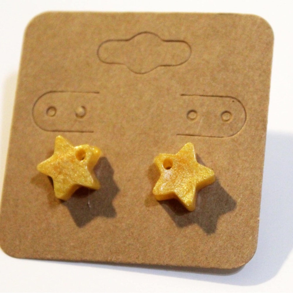 Gold Star Kids Earrings